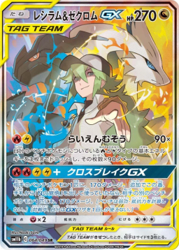 Reshiram & Zekrom-GX SA 064/049 Japanese