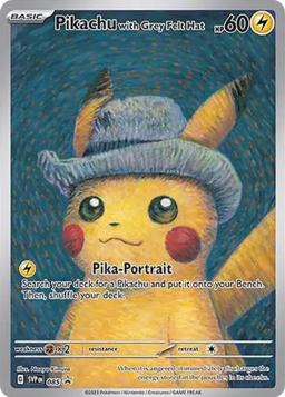 Pikachu with Grey Felt Hat: PROMOSVP EN 085