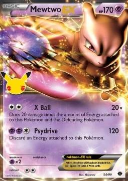 Mewtwo EX (CEL NXD 54)