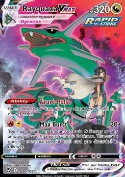 Rayquaza VMAX Hunt top card