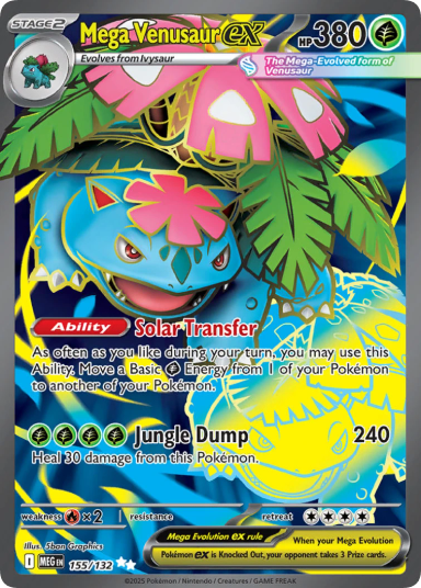 Mega Venusaur ex (MEG 155)