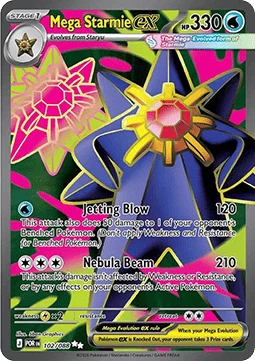 Mega Starmie ex (POR 102)