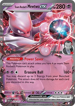 Team Rocket's Mewtwo ex (ASC 079)