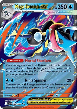Mega Greninja ex (CRI 022)