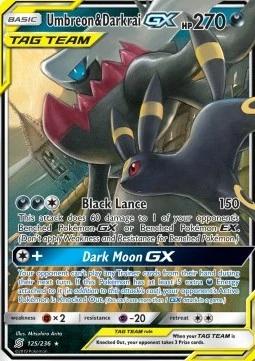 Umbreon & Darkrai GX (UNM 125)