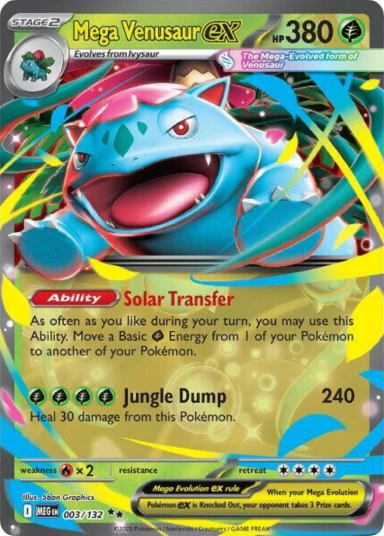 Mega Venusaur ex (MEG 003)