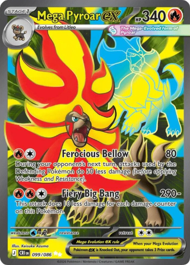Mega Pyroar ex (CRI 099)