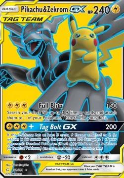 Pikachu & Zekrom GX (TEU 162)