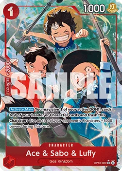 Ace & Sabo & Luffy (OP13-007) (V.2)