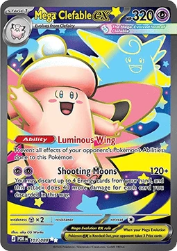 Mega Clefable ex (POR 103)