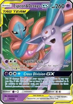 Espeon & Deoxys GX (UNM 72)