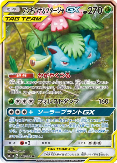 Venusaur & Snivy GX SR: SA[SM11a 066/064]