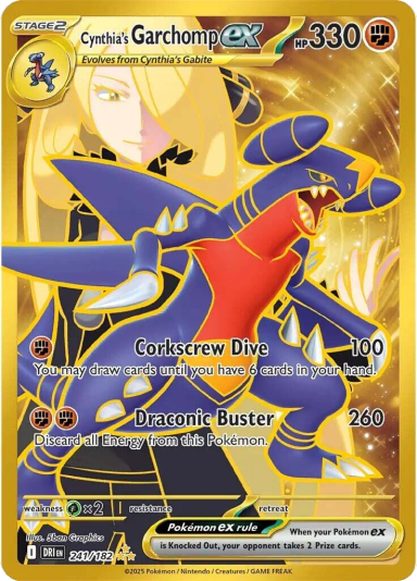 Cynthia's Garchomp ex - 241/182