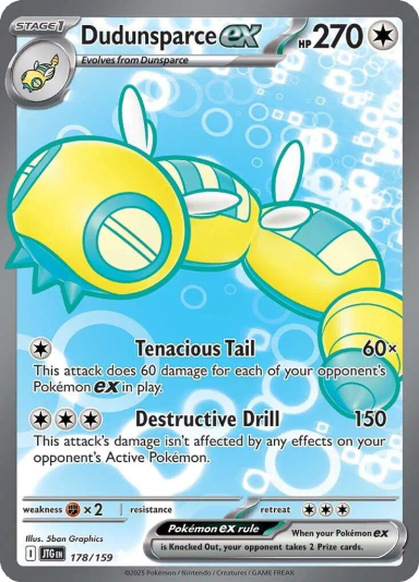 Dudunsparce ex - 178/159