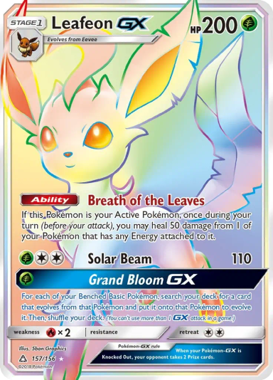 Leafeon GX (Secret Rare)