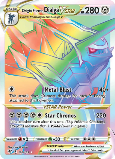 Origin Forme Dialga VSTAR - 198/189 (Secret)