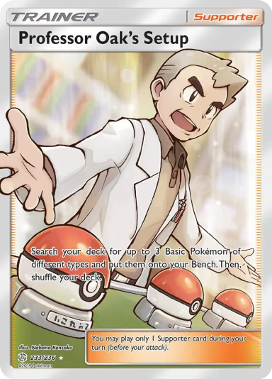 Professor Oak's Setup (Full Art)