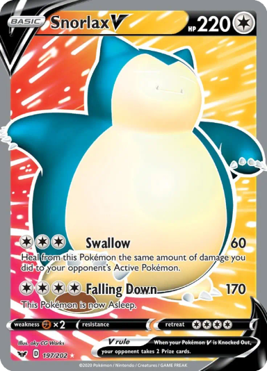 Snorlax V (Full Art)