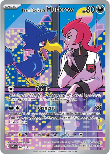 Team Rocket's Murkrow - 200/182