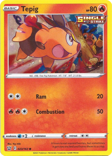 Tepig - 023/163 (Cosmos Holo)