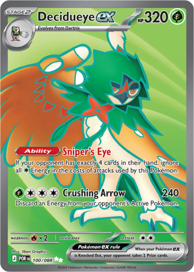 Decidueye ex (POR 100)