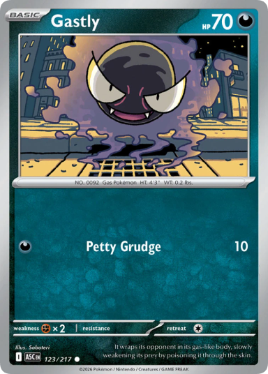 Gastly (ASC 123)