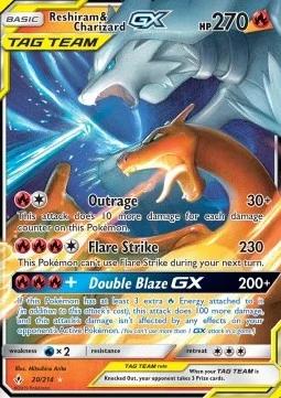 Reshiram & Charizard GX (UNB 20)