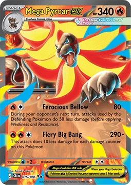 Mega Pyroar ex (CRI 015)
