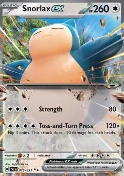 Snorlax ex (PRE 076)