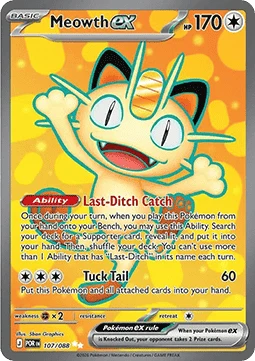 Meowth ex (POR 107)