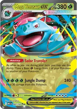 Mega Venusaur ex (MEG 003)