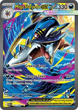 Mega Sharpedo ex (PFL 127)