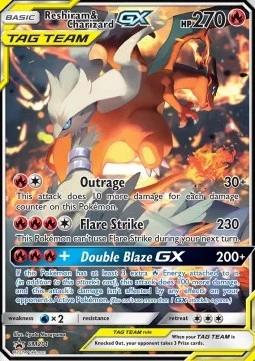 Reshiram & Charizard GX (SM 201)